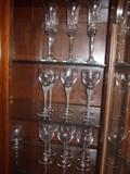 crystal goblets