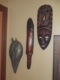 african wood masks