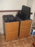 file cabinets, computers