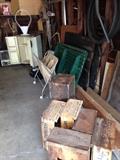 Old crates and miscellaneous