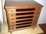 1905 spool cabinet by Coats and Clark
