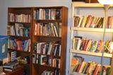 Books, books and more books. A whole room full of books.