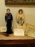 Charles and Diana Commemorative Dolls from The Danbury Mint Collection - Limited Edition with certificates.