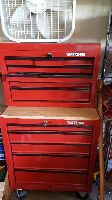 Two piece Craftsman tool box