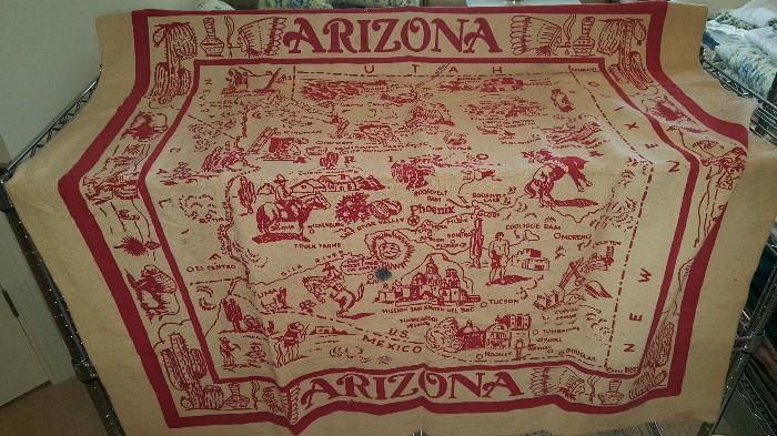 Arizona tourist map 1943