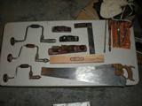 wood hand drills-stanley planes