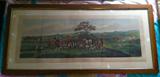 English Hunt Scene Print, "Fox Hunting"