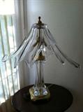 Modern Glass Table Lamp (includes finials) (27-1/2")