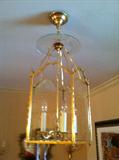 Christopher Norman Brass Chandelier