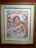 Hibel Print, Original Stone Lithograph, 19/140