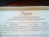 Boston Piano Company Baby Grand Design by Steinway, just tuned 6/13