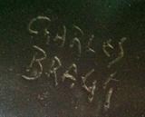 Bragg Sculpture, 18"W x 15" H, 158/275, Renalnsanoe 1988, "Lawyers Fighting"