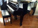 Grand Piano with Bench, Black Lacquer, Samik, 5'7", SG-172, ILIG0051