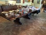 Dinning room table, seats 12
