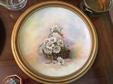 Painted china plate