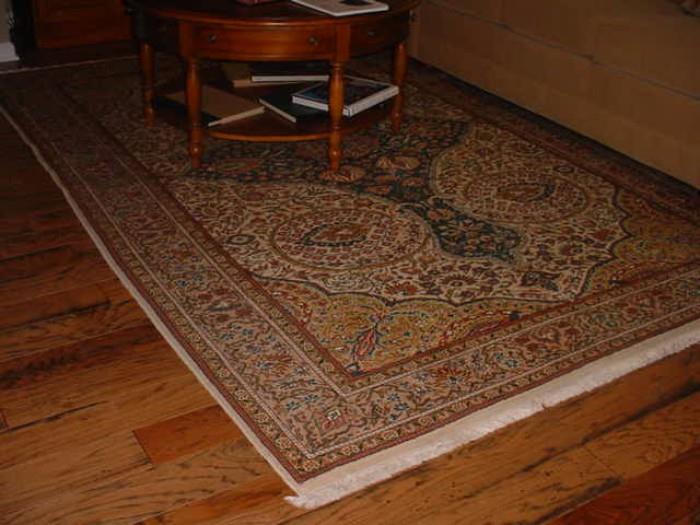 Large vintage Turkish woven rug, excellent condition.