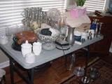 Appliances, dishes, porcelains, glassware...this is a tiny portion of it all