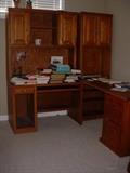 Very nice desk credenza and book case