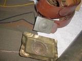 German belt buckle and ash tray