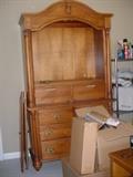 Large maple armoire
