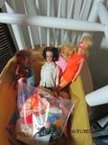 MISC BARBIES AND CLOTHES