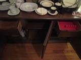 INSIDE VIEW - BUFFET SIDEBAR CABINET.
