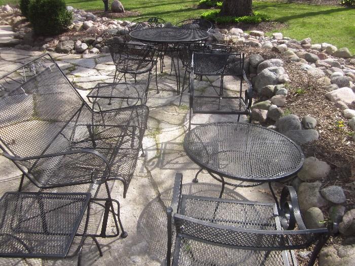 Patio Furniture, loveseat, side tables, 