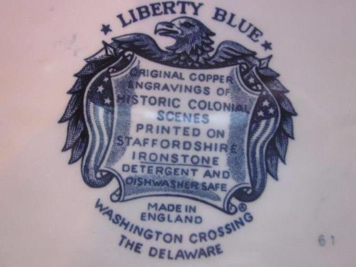 Liberty Blue, Staffordshire Ironstone