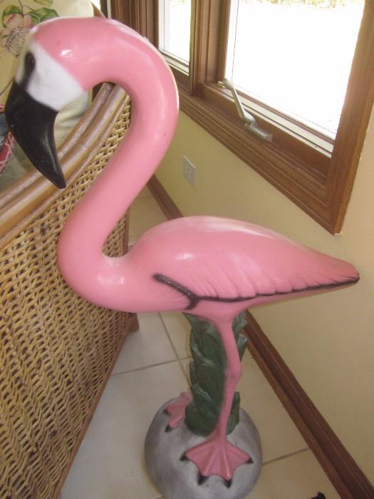 Cement Flamingo