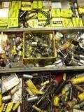 DRAWERS & DRAWERS & DRAWERS FULL OF BULBS, FUSES, AND RESISTORS