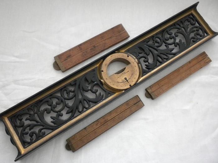 ANTIQUE CAST IRON LEVEL, RULERS AND MORE!!!