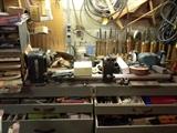 CRAFTSMAN LATHE AND DRAWERS FULL