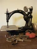WILLCOX & GIBBS SEWING MACHINE ON STAND