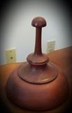Hand turned , wood bowl with lid. Several of these available along with several other hand turned pieces.
