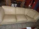 Absolutely gorgeous Italian leather couch & loveseat sectional set.