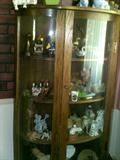 Cabinets full of collectibles and oddities