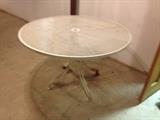 48 inch round picnic table & 4 chairs. Mint condition