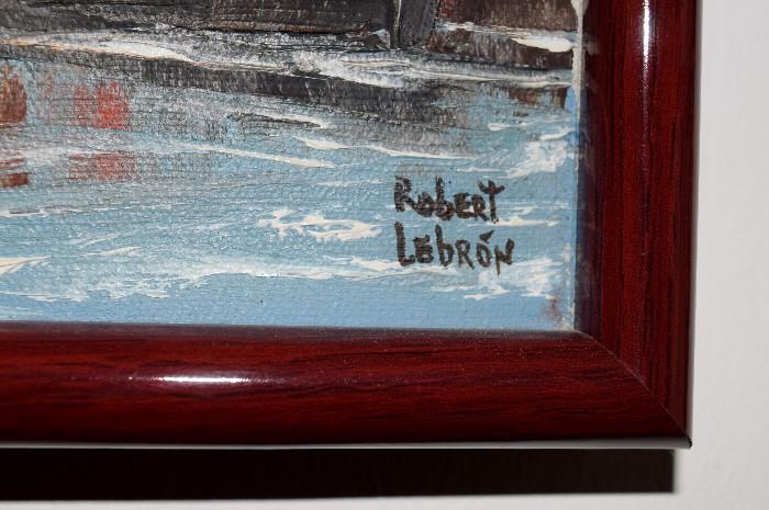 Robert Lebron painting