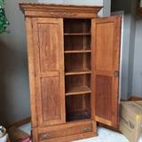 Antique oak armoir