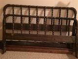 Antique headboard and footboard