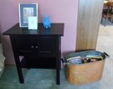 Accent table.  Copper tub