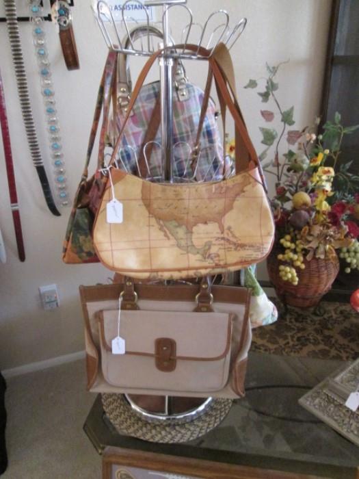 Designer hand bags - Coach, Hodgson, Fossil, Martini and more