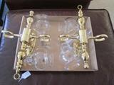 brass wall candle sconces 