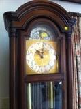 Detail of Howard Miller Grandfather Clock
