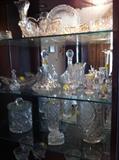 Large selection of Cut and Pressed Glass