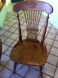Set of 4 Pressed pine Kitchen Chairs