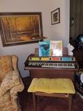 Hammond Piper II organ and bench