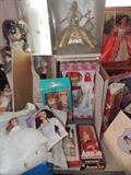 Barbies, assorted dolls including Angelica
