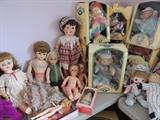 vintage walker dolls, 1980s cabbage patch kids