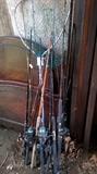 fishing poles